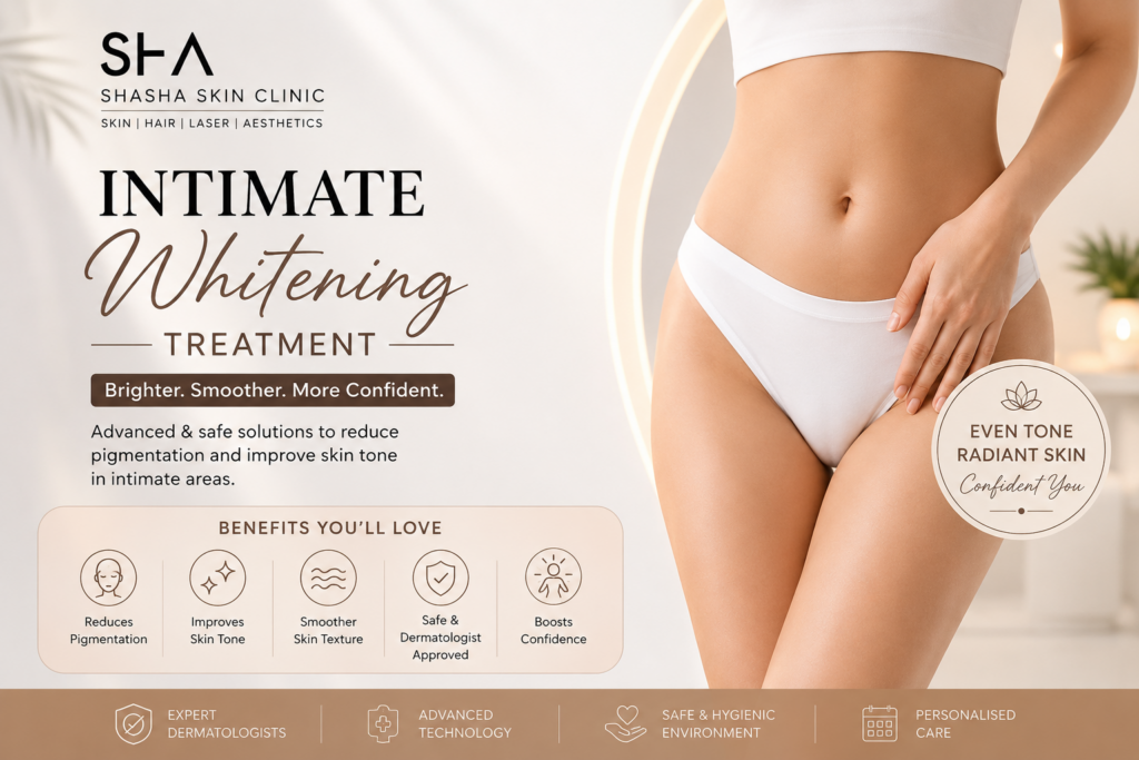 Intimate whitening treatment